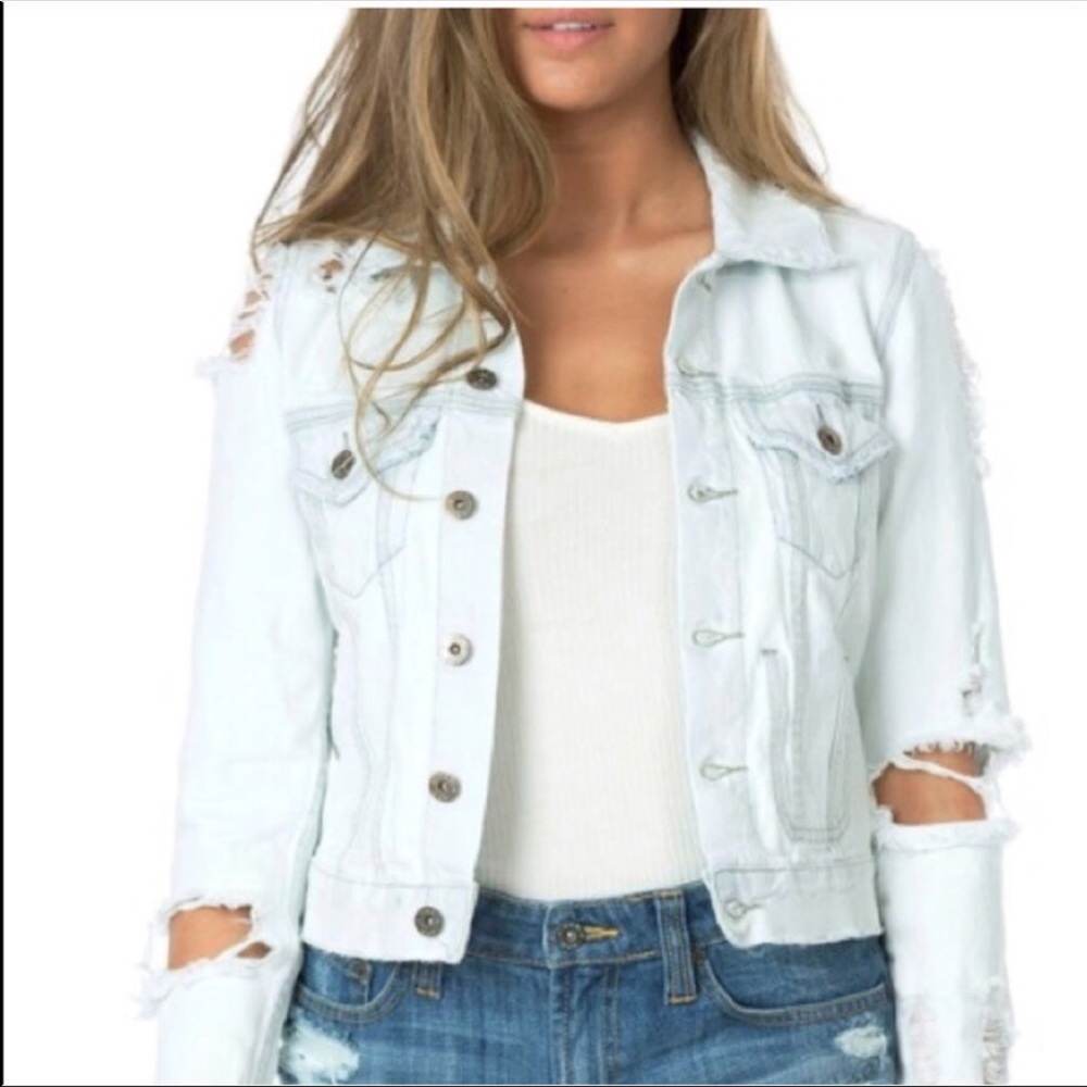 LF carmar jean jacket